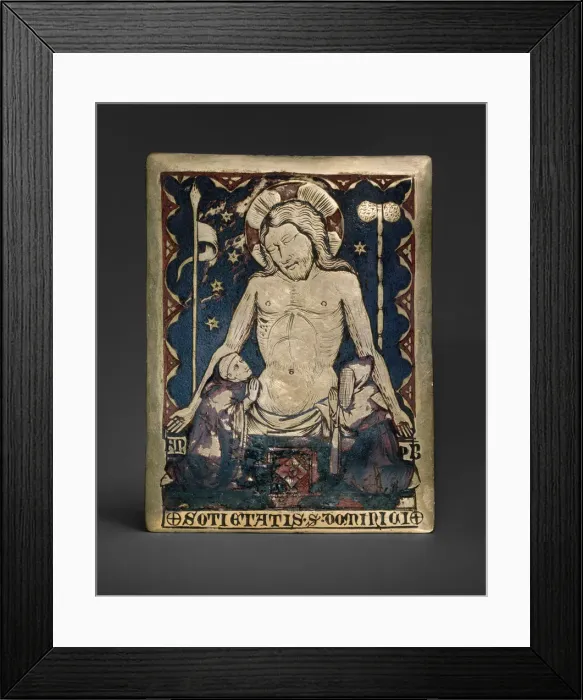 Framed Print : The Man of Sorrows, Italian, last quarter 14th century. Creator: Unknown Framed Print : The Man of Sorrows, Italian, last quarter 14th century. Creator: Unknown