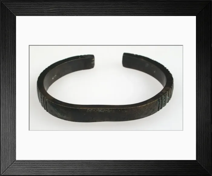Framed Print : Bracelet, Late Roman, mid-4th century. Creator: Unknown Framed Print : Bracelet, Late Roman, mid-4th century. Creator: Unknown