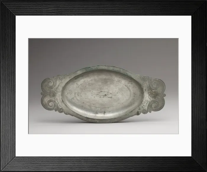 Framed Print : Platter with a Fish, Late Roman, 4th-5th century. Creator: Unknown Framed Print : Platter with a Fish, Late Roman, 4th-5th century. Creator: Unknown