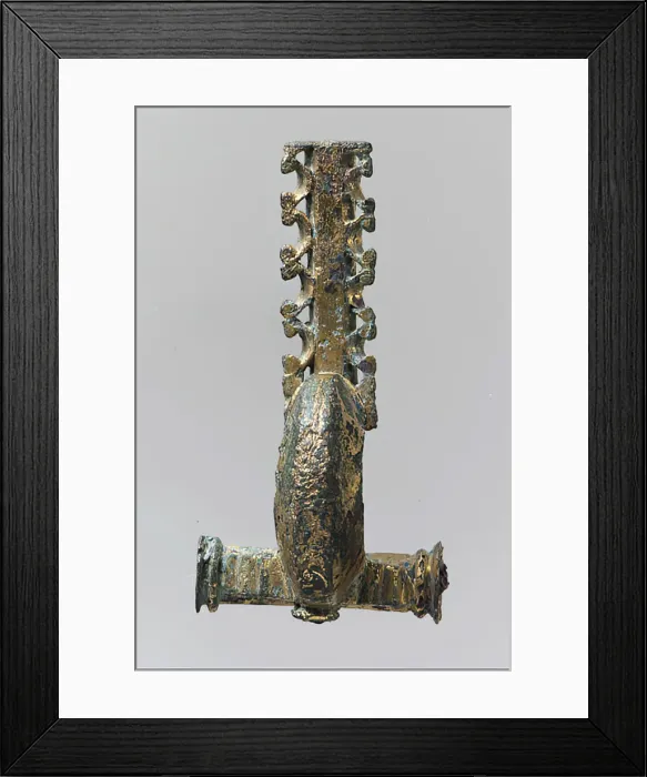 Framed Print : Crossbow Brooch, Late Roman, 4th century. Creator: Unknown Framed Print : Crossbow Brooch, Late Roman, 4th century. Creator: Unknown