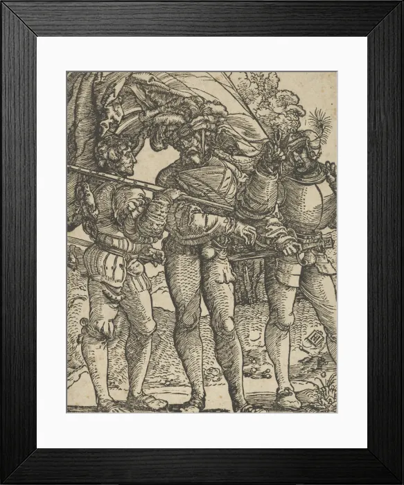 Framed Print : A Standard-Bearer Flanked by a Lansquenet at each side (copy) Framed Print : A Standard-Bearer Flanked by a Lansquenet at each side (copy)