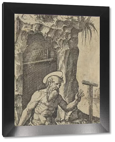 Saint Jerome kneeling before a crucifix, from the series Piccoli Santi (Small S... ca