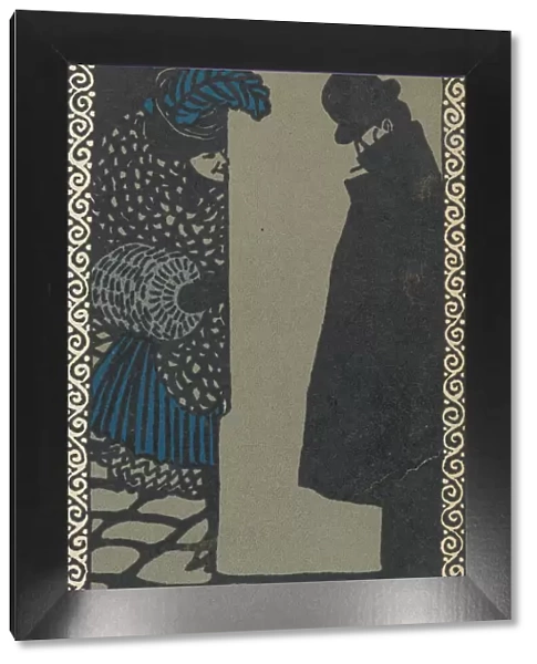 Nightly Conversations (Naechtliches Gespraech), 1907. Creator: Moritz Jung