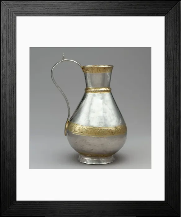 Framed Print : Ewer of Zenobius, Avar or Byzantine, 700s. Creator: Unknown Framed Print : Ewer of Zenobius, Avar or Byzantine, 700s. Creator: Unknown