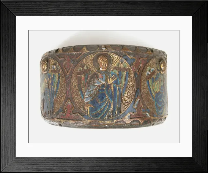 Framed Print : Band, French, early 13th century. Creator: Unknown Framed Print : Band, French, early 13th century. Creator: Unknown