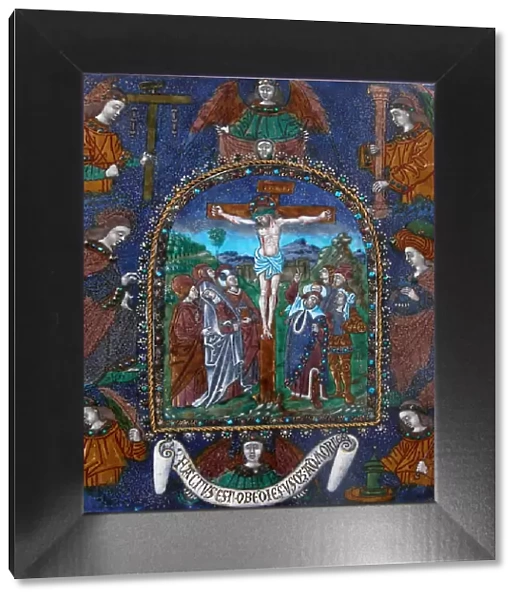 Plaque with the Crucifixion, French, 16th century. Creator