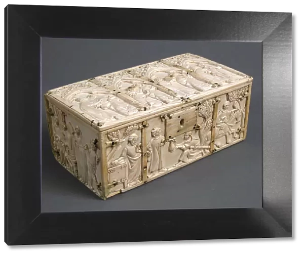 Casket, French, 14th century. Creator: Unknown