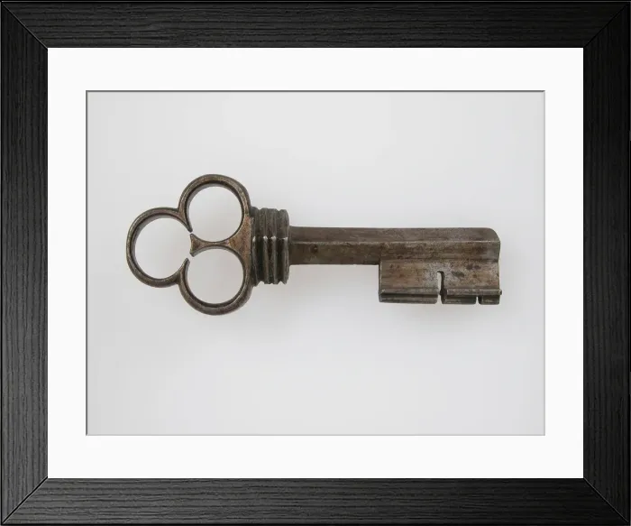 Framed Print : Key, French, early 15th century. Creator: Unknown Framed Print : Key, French, early 15th century. Creator: Unknown