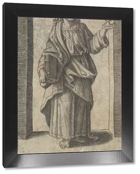Saint John, book in right hand chalice in left, from the series Piccoli Santi (... ca