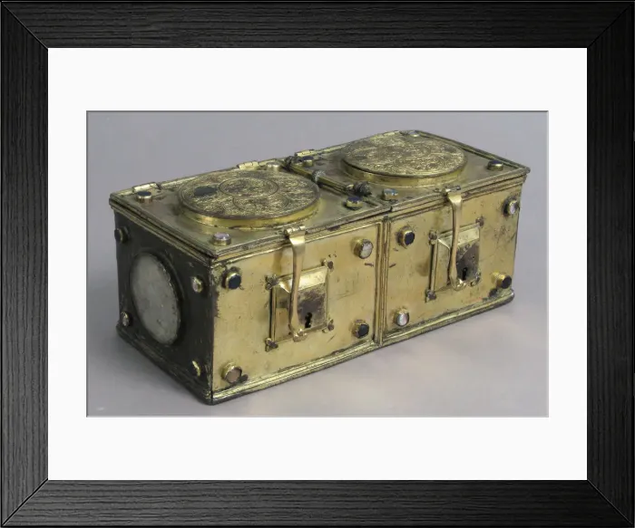 Framed Print : Casket, French, first half 13th century. Creator: Unknown Framed Print : Casket, French, first half 13th century. Creator: Unknown