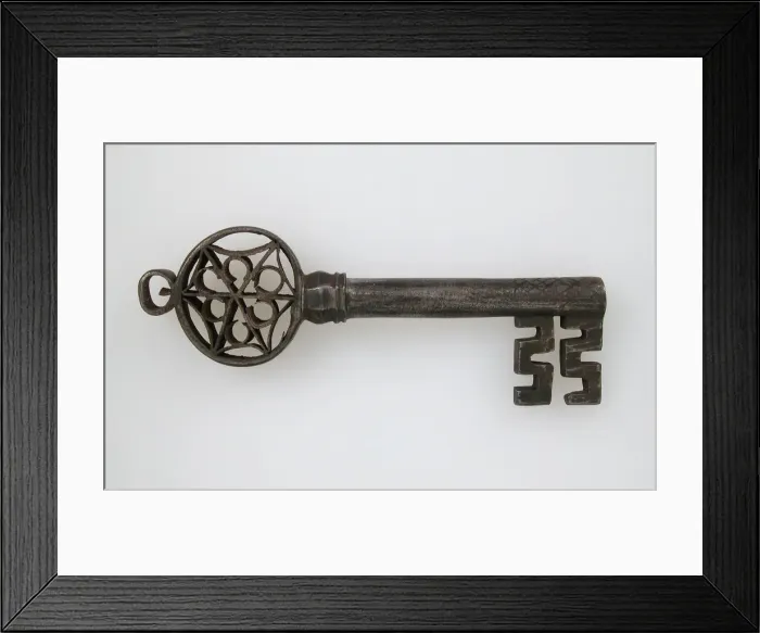 Framed Print : Key, Catalan, 15th-16th century. Creator: Unknown Framed Print : Key, Catalan, 15th-16th century. Creator: Unknown