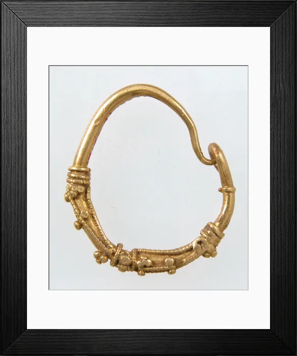 Framed Print : Earring, East Germanic, 3rd century. Creator: Unknown Framed Print : Earring, East Germanic, 3rd century. Creator: Unknown