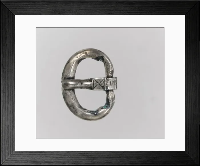 Framed Print : Buckle Loop and Tongue, Byzantine, 7th century. Creator: Unknown Framed Print : Buckle Loop and Tongue, Byzantine, 7th century. Creator: Unknown