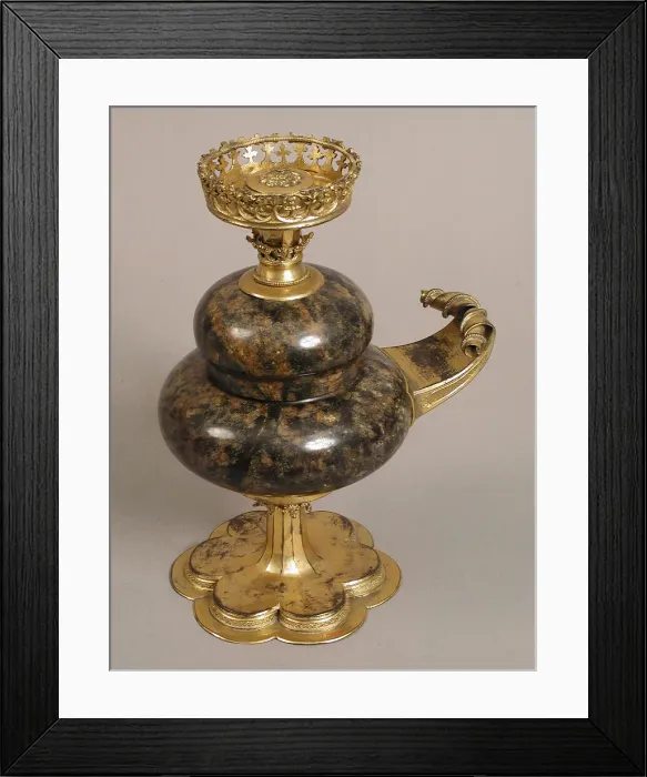 Framed Print : Covered Cup, German, ca. 1500-1550. Creator: Unknown Framed Print : Covered Cup, German, ca. 1500-1550. Creator: Unknown