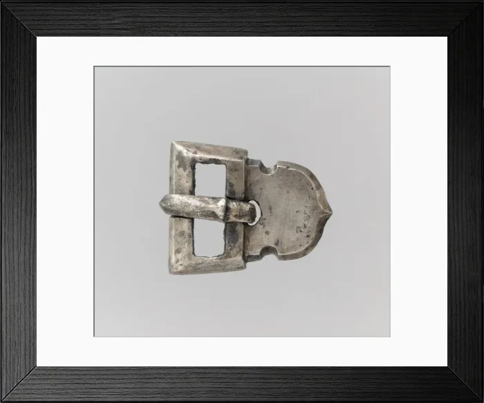 Framed Print : Shoe Buckle, Byzantine, 7th century. Creator: Unknown Framed Print : Shoe Buckle, Byzantine, 7th century. Creator: Unknown