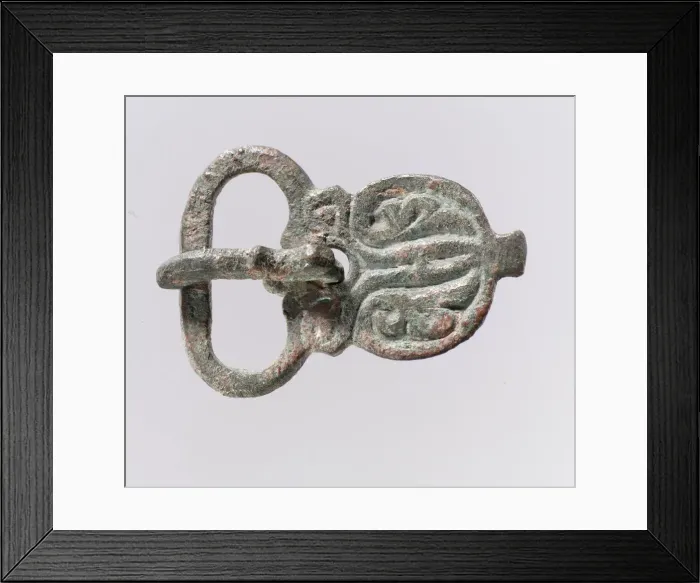 Framed Print : Buckle, Byzantine, 6th-7th century. Creator: Unknown Framed Print : Buckle, Byzantine, 6th-7th century. Creator: Unknown