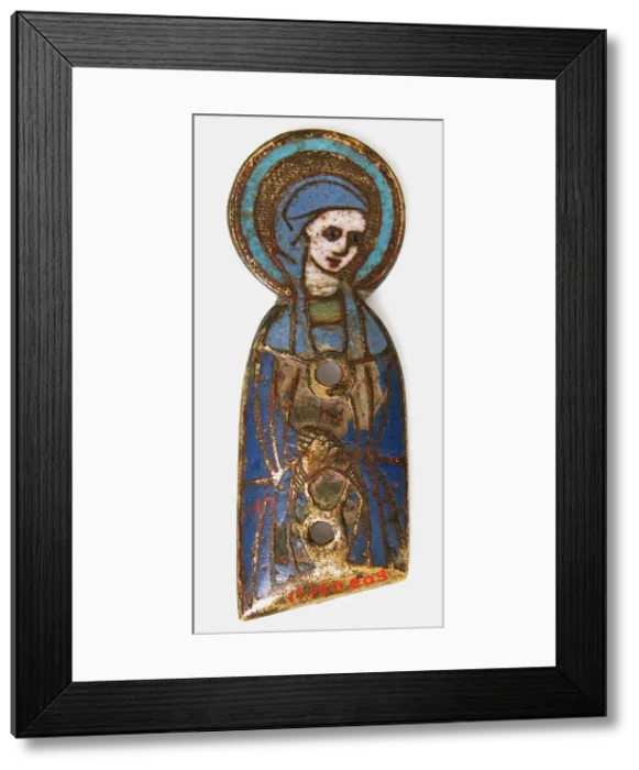 Framed Print : Applique, French, 13th century. Creator: Unknown Framed Print : Applique, French, 13th century. Creator: Unknown