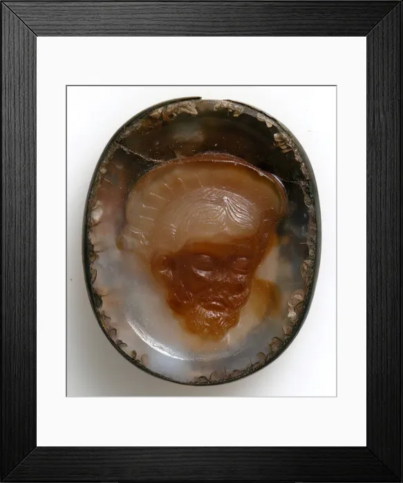 Framed Print : Cameo with Saint John The Baptist, Italian, 15th century. Creator: Unknown Framed Print : Cameo with Saint John The Baptist, Italian, 15th century. Creator: Unknown