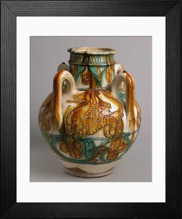 Framed Print : Vase, Italian, 16th century. Creator: Unknown Framed Print : Vase, Italian, 16th century. Creator: Unknown