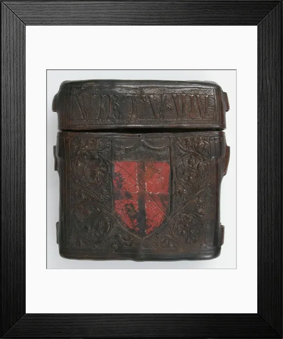 Framed Print : Book Box, Italian, 15th century. Creator: Unknown Framed Print : Book Box, Italian, 15th century. Creator: Unknown
