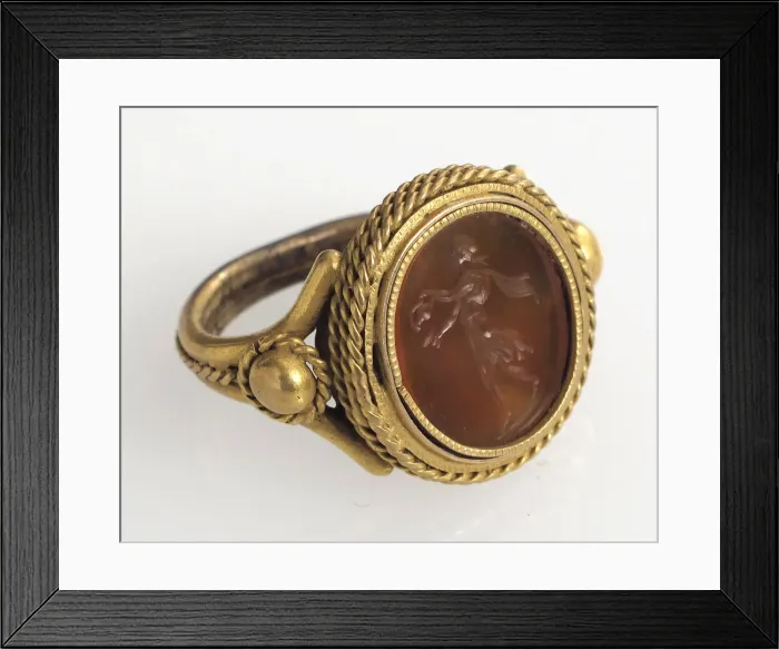 Framed Print : Finger Ring, Italian, 16th-18th century. Creator: Unknown Framed Print : Finger Ring, Italian, 16th-18th century. Creator: Unknown
