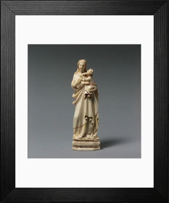 Framed Print : Virgin and Child, Italian, 15th century (?). Creator: Unknown Framed Print : Virgin and Child, Italian, 15th century (?). Creator: Unknown