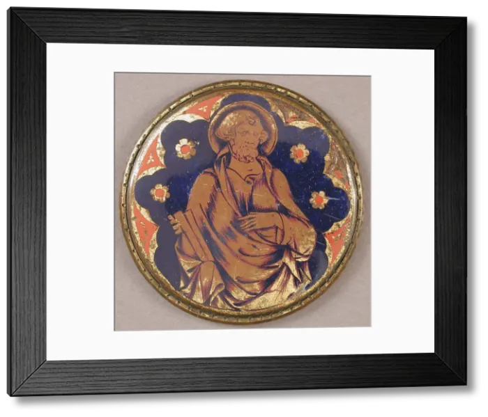 Framed Print : Medallion with Saint Peter, Italian, ca. 1320-40. Creator: Unknown Framed Print : Medallion with Saint Peter, Italian, ca. 1320-40. Creator: Unknown