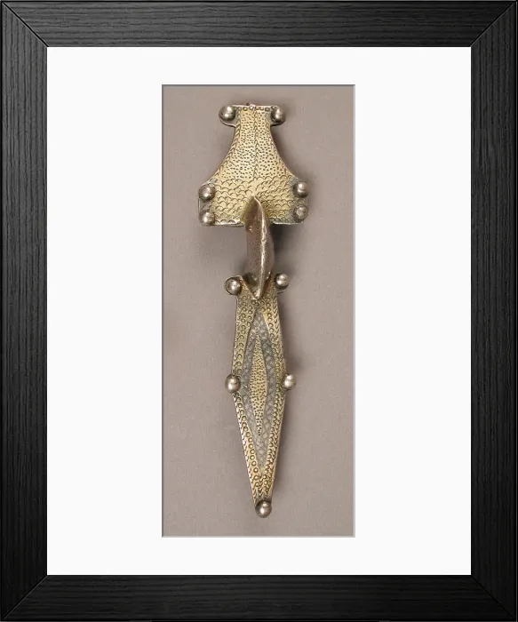 Framed Print : Bow Brooch, Germanic, 5th-7th century. Creator: Unknown Framed Print : Bow Brooch, Germanic, 5th-7th century. Creator: Unknown