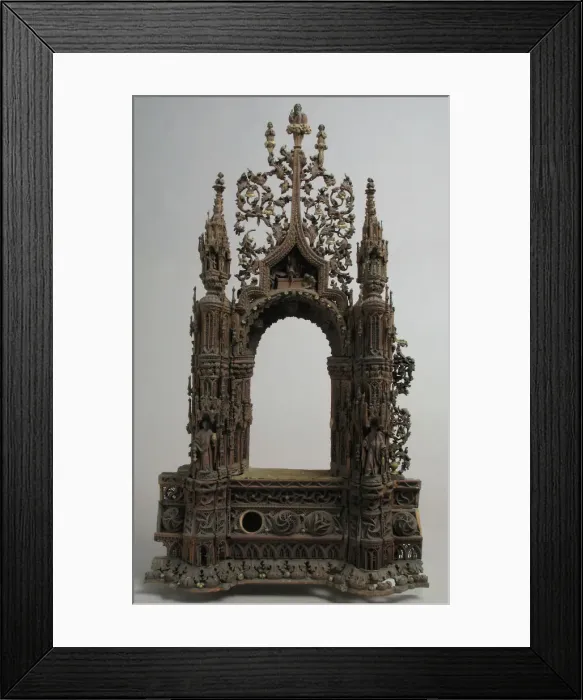 Framed Print : Shrine, Italian, 15th century. Creator: Unknown Framed Print : Shrine, Italian, 15th century. Creator: Unknown
