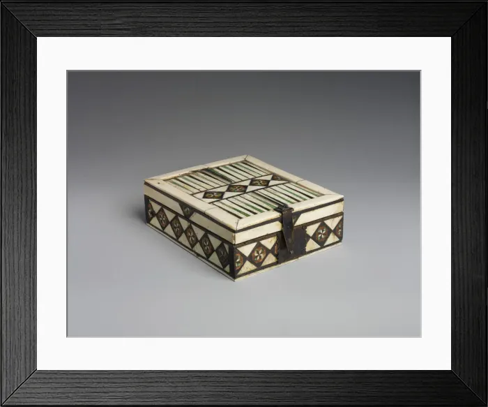 Framed Print : Game Box, Italian, 14th century. Creator: Unknown Framed Print : Game Box, Italian, 14th century. Creator: Unknown