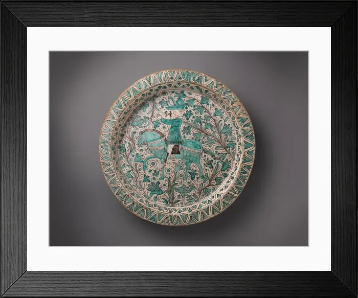 Framed Print : Large Dish, Italian, ca. 1420. Creator: Unknown