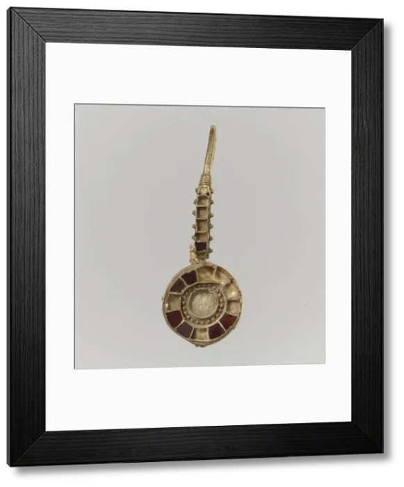 Framed Print : Earring, Langobardic or Byzantine (?), 6th-7th century. Creator: Unknown Framed Print : Earring, Langobardic or Byzantine (?), 6th-7th century. Creator: Unknown