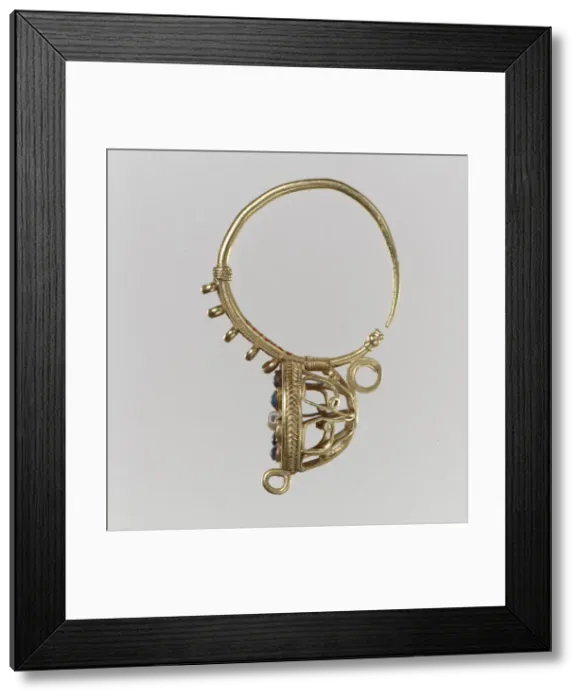 Framed Print : Earring, Langobardic or Byzantine (?), 6th-7th century. Creator: Unknown Framed Print : Earring, Langobardic or Byzantine (?), 6th-7th century. Creator: Unknown