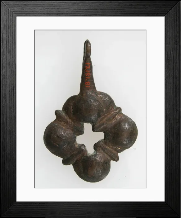 Framed Print : Harness Ornament, Late Roman, 7th century. Creator: Unknown Framed Print : Harness Ornament, Late Roman, 7th century. Creator: Unknown
