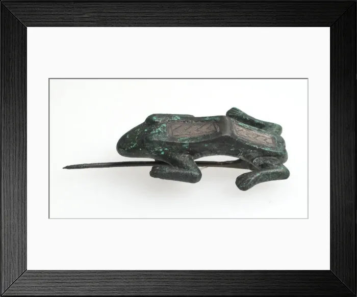 Framed Print : Animal-Shaped Brooch, Late Roman, 2nd-4th century. Creator: Unknown Framed Print : Animal-Shaped Brooch, Late Roman, 2nd-4th century. Creator: Unknown