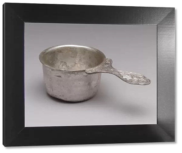 Silver Patera (Saucepan-Shaped Vessel), Late Roman, 200-300. Creator: Unknown