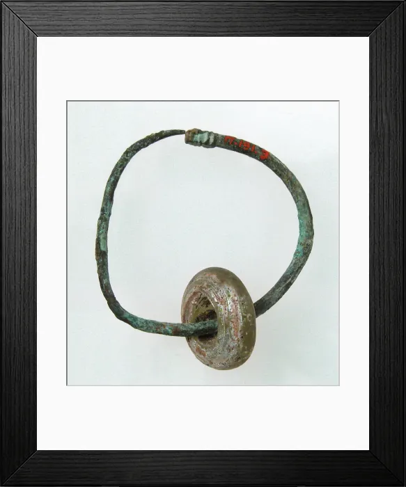 Framed Print : Earring, Late Roman, 7th century (?). Creator: Unknown Framed Print : Earring, Late Roman, 7th century (?). Creator: Unknown