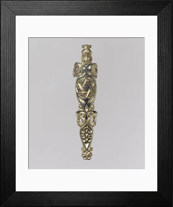Framed Print : Mount for Spear Shaft, Late Roman, ca. 400. Creator: Unknown Framed Print : Mount for Spear Shaft, Late Roman, ca. 400. Creator: Unknown