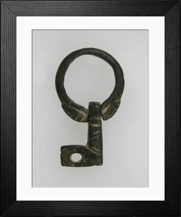 Framed Print : Key, Late Roman (?), 3rd-5th century. Creator: Unknown Framed Print : Key, Late Roman (?), 3rd-5th century. Creator: Unknown