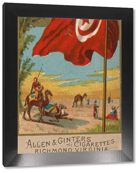 Tunis, from Flags of All Nations, Series 2 (N10) for Allen & Ginter Cigarettes Brands