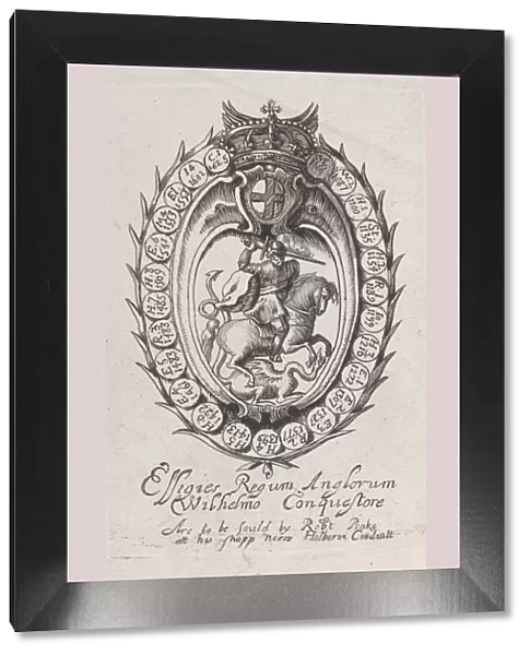 Trade Card for Sir Robert Peake, printer and publsiher, ca. 1635-67. Creator: Anon