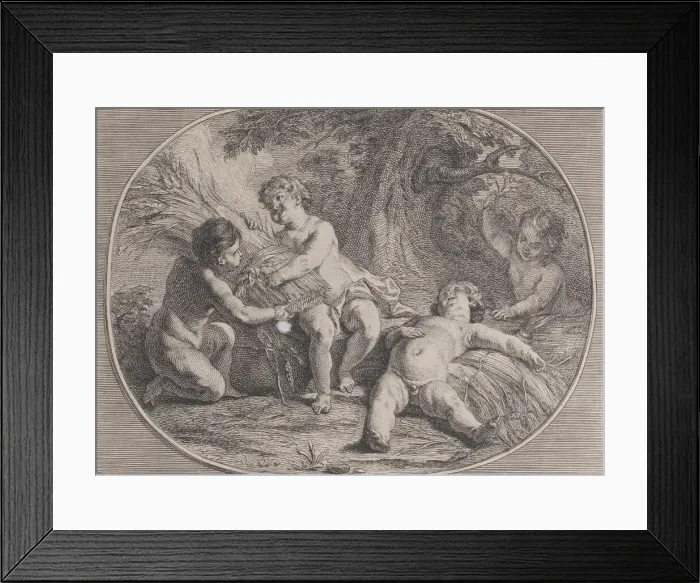 Framed Print : Summer (L Ete), 1740-60. Creator: Antoine R. Tronchon Framed Print : Summer (L Ete), 1740-60. Creator: Antoine R. Tronchon