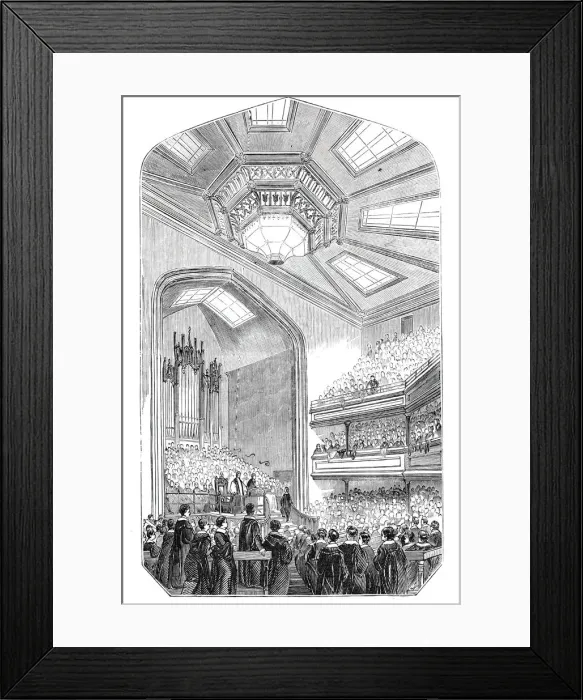 Framed Print : Christmas distribution of prizes at the Liverpool Collegiate Institution, 1844 Framed Print : Christmas distribution of prizes at the Liverpool Collegiate Institution, 1844