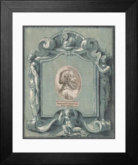 Framed Print : Frontispiece, before 1749. Creator: Anton Maria Zanetti Framed Print : Frontispiece, before 1749. Creator: Anton Maria Zanetti