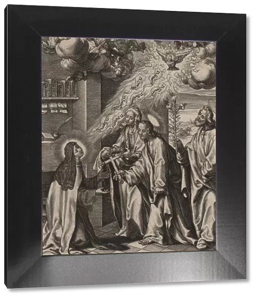 The Vision of St. Theresa, 1570-1604. Creator: Antonius Wierix