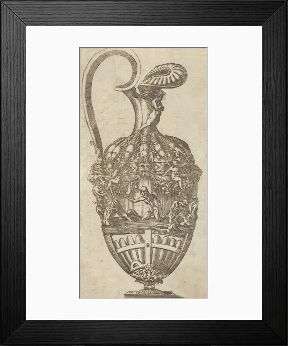 Framed Print : Vase, 1543. Creator: Antonio Fantuzzi Framed Print : Vase, 1543. Creator: Antonio Fantuzzi