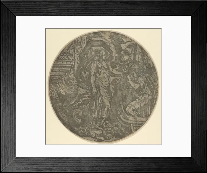 Framed Print : Circe Giving a Drink to Ulyssess Companions, 1540-45. Creator: Antonio Fantuzzi Framed Print : Circe Giving a Drink to Ulyssess Companions, 1540-45. Creator: Antonio Fantuzzi