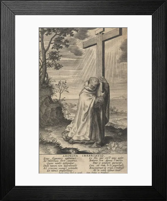 Framed Print : Amorosa Inebriatio from The Life of Saint John of the Cross, 1622-24 Framed Print : Amorosa Inebriatio from The Life of Saint John of the Cross, 1622-24