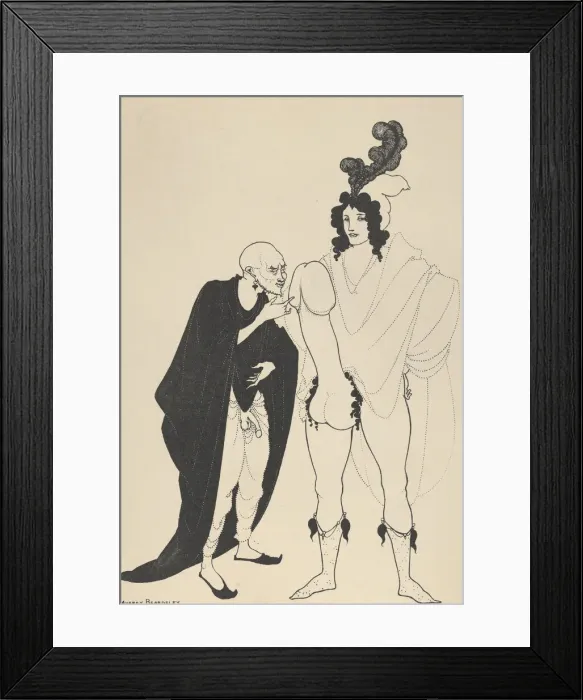 Framed Print : The Examination of the Herald, for The Lysistrata of Aristophanes, ca. 1926 Framed Print : The Examination of the Herald, for The Lysistrata of Aristophanes, ca. 1926