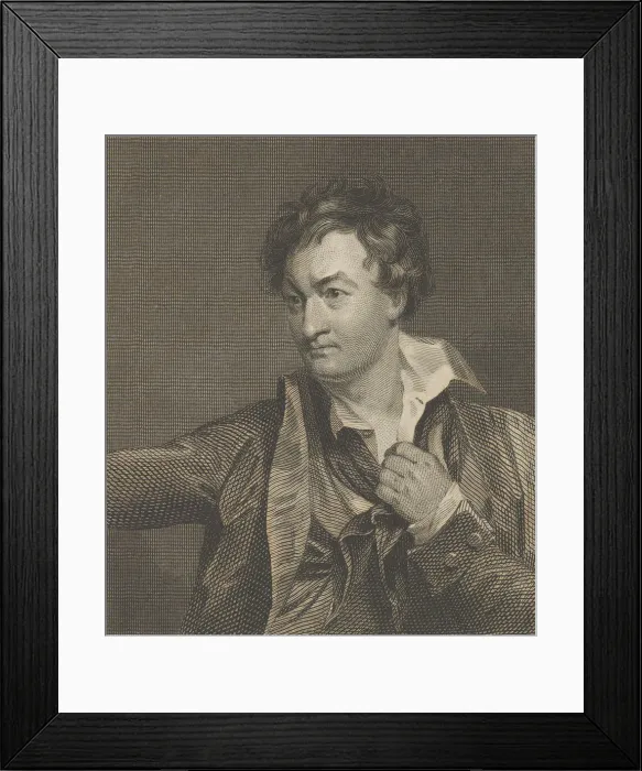 Framed Print : Thomas Hilson as Tyke, 1826. Creator: Asher Brown Durand Framed Print : Thomas Hilson as Tyke, 1826. Creator: Asher Brown Durand